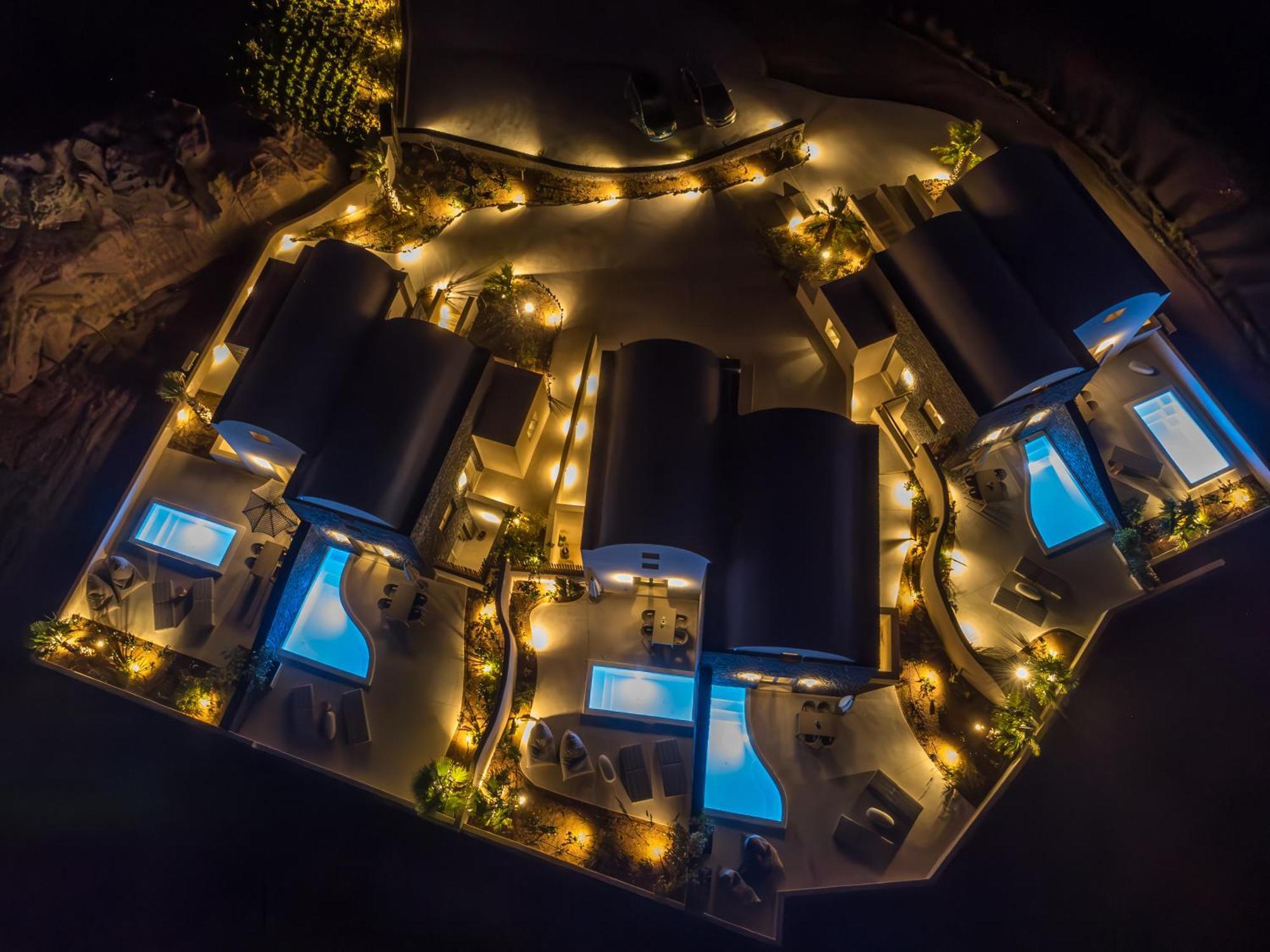 Halo Santorini - Living Experience Villa Karterádosz Kültér fotó