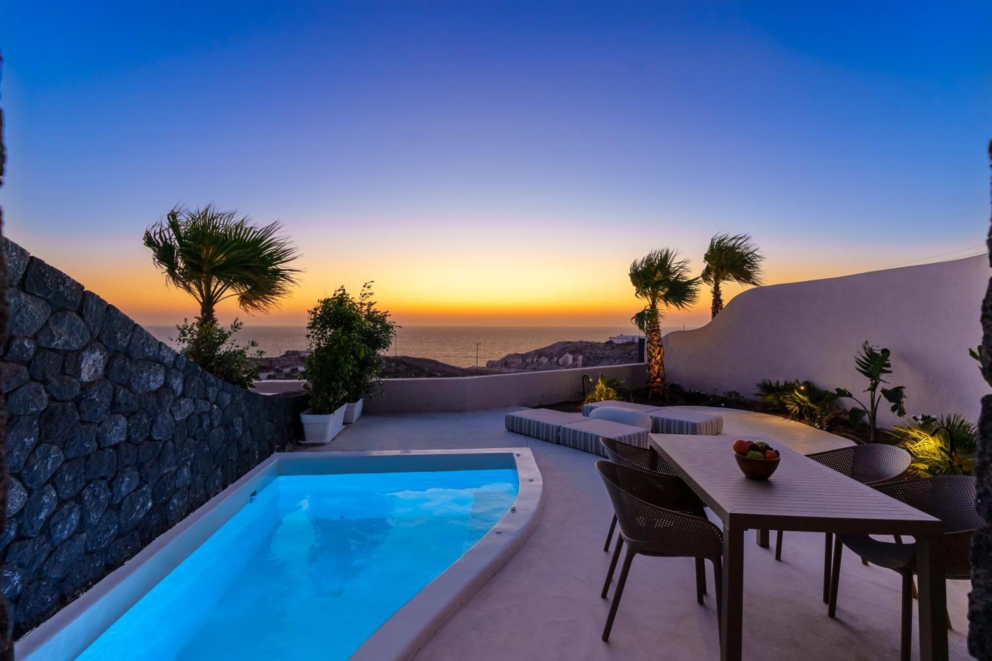 Halo Santorini - Living Experience Villa Karterádosz Kültér fotó