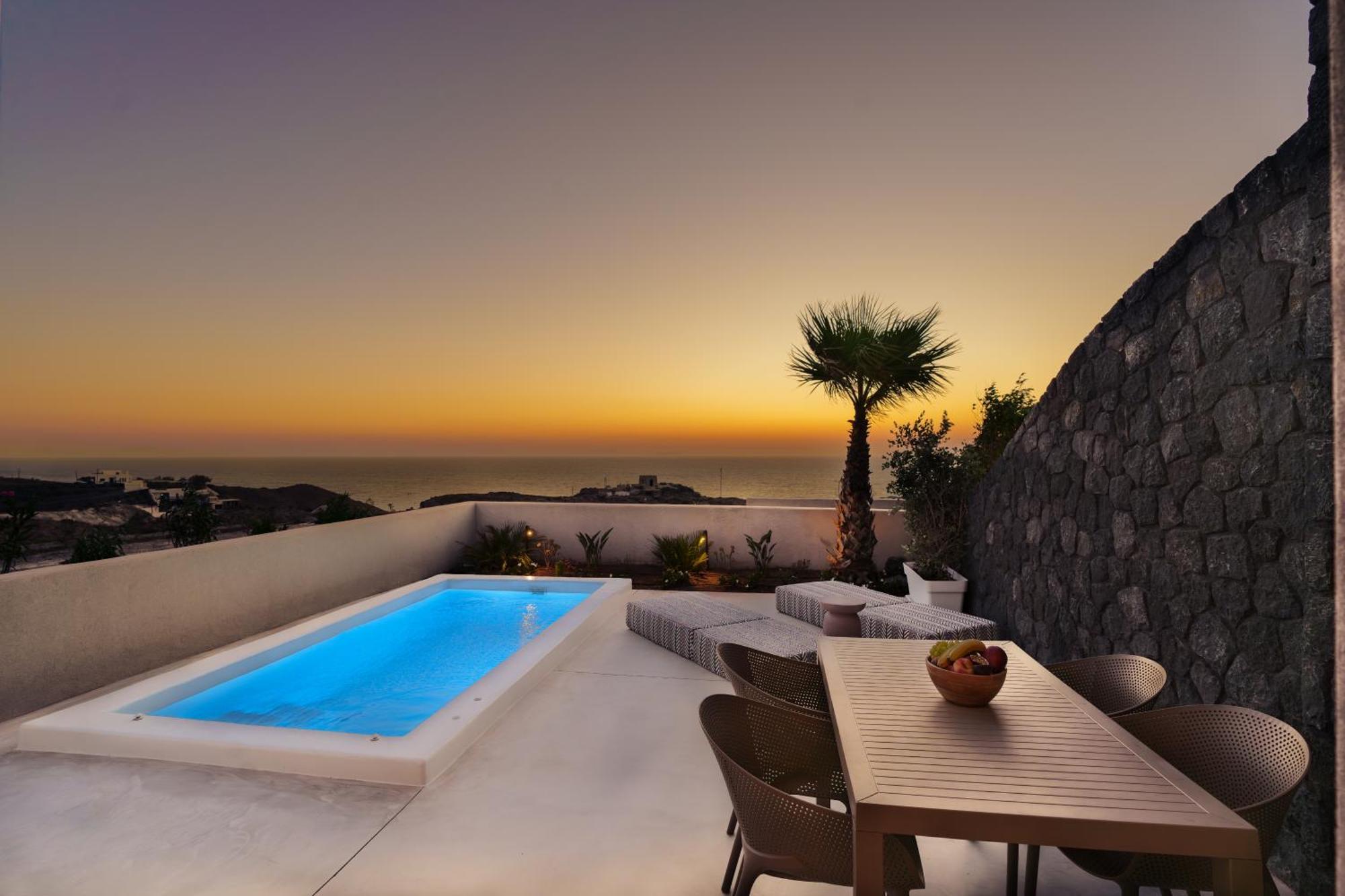 Halo Santorini - Living Experience Villa Karterádosz Kültér fotó
