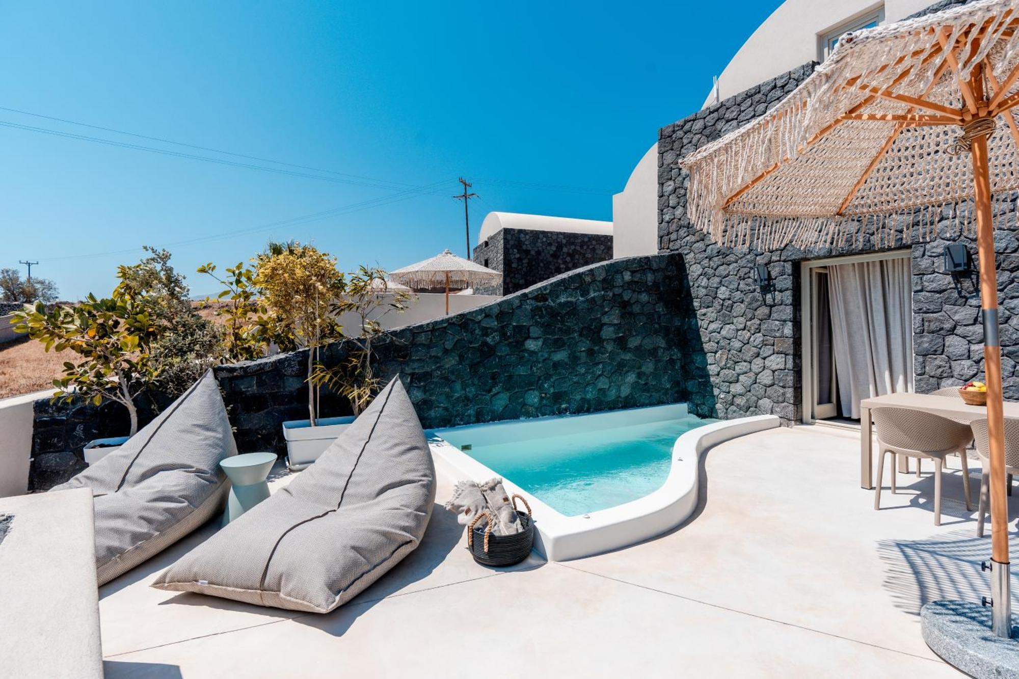 Halo Santorini - Living Experience Villa Karterádosz Kültér fotó