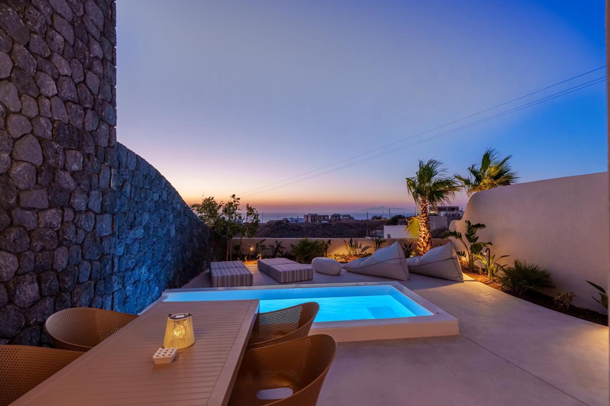 Halo Santorini - Living Experience Villa Karterádosz Kültér fotó