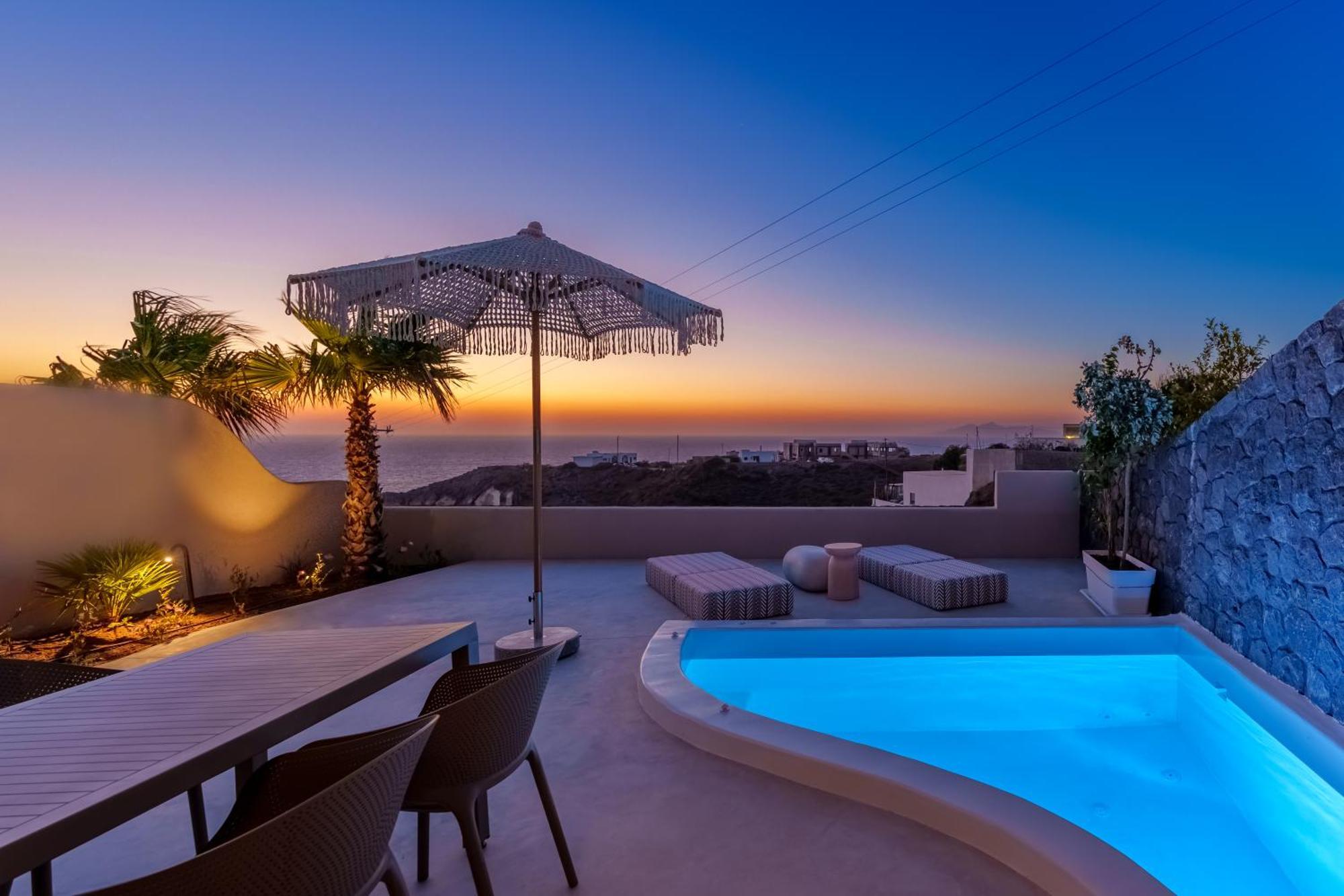Halo Santorini - Living Experience Villa Karterádosz Kültér fotó