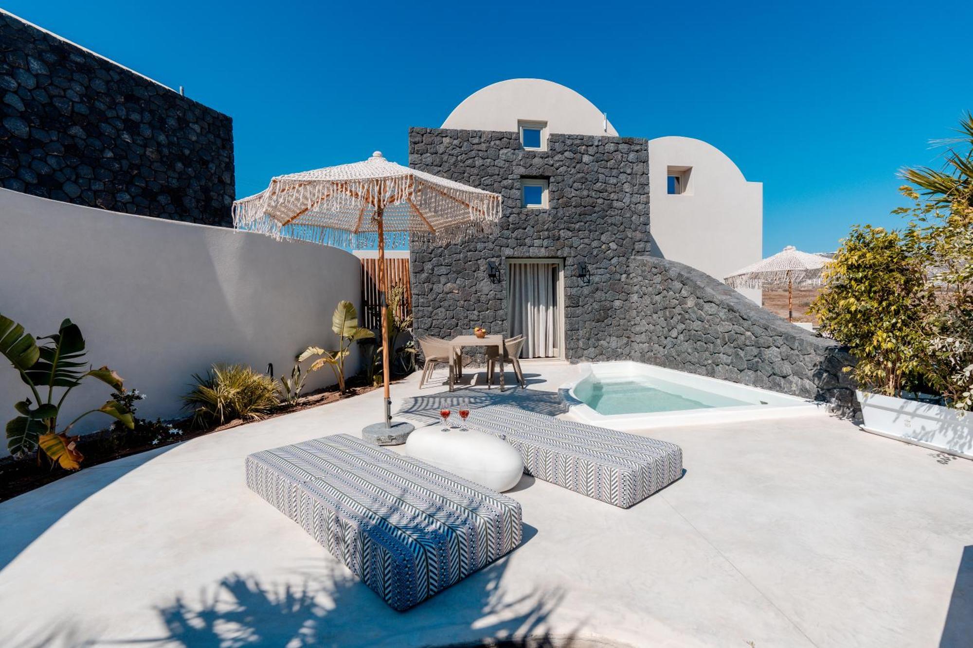 Halo Santorini - Living Experience Villa Karterádosz Kültér fotó