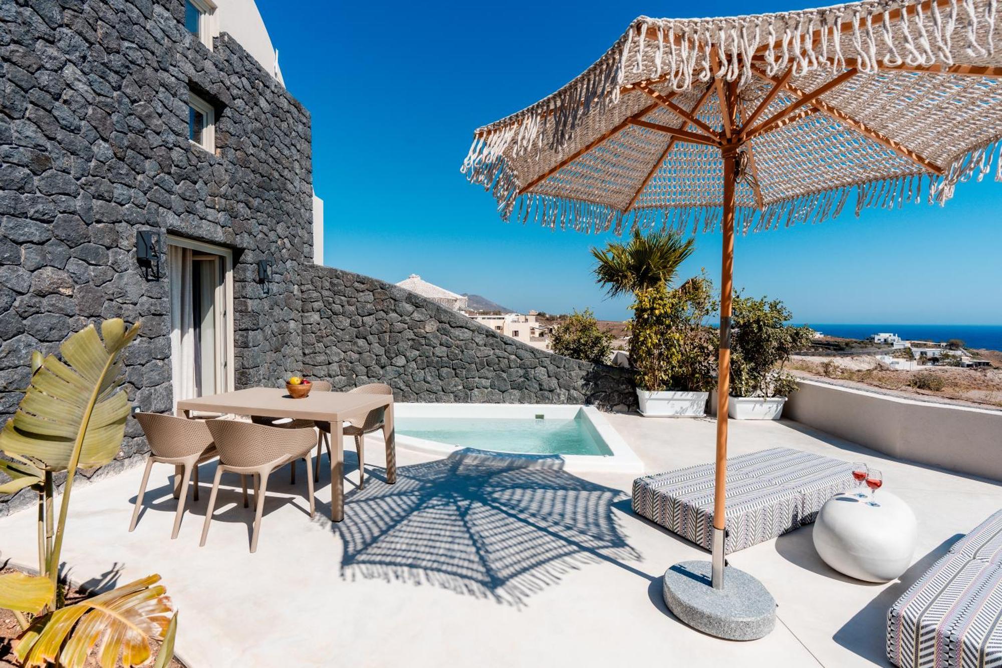 Halo Santorini - Living Experience Villa Karterádosz Kültér fotó