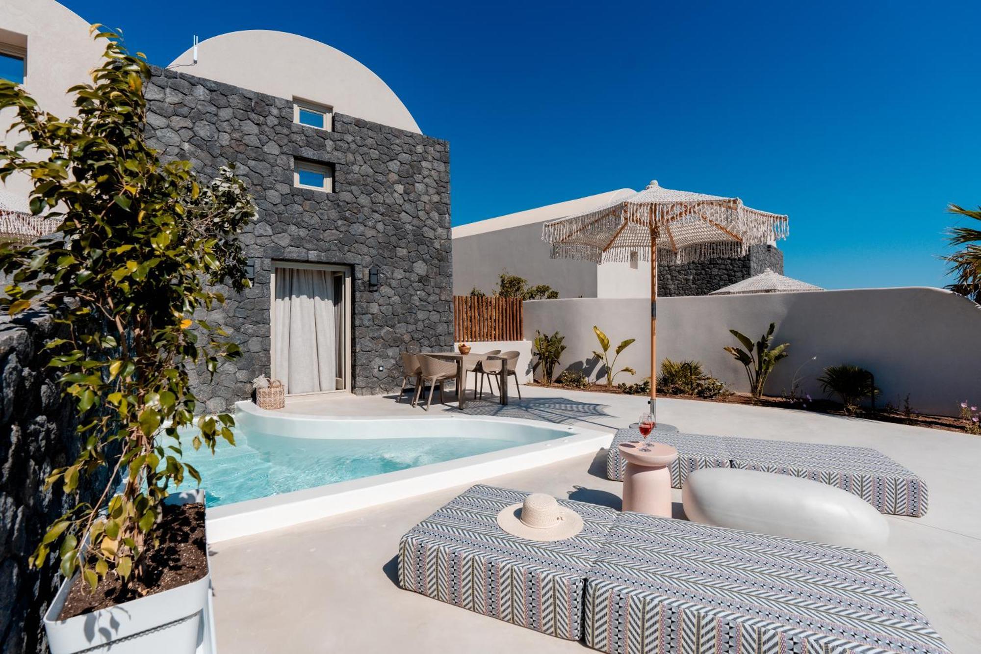 Halo Santorini - Living Experience Villa Karterádosz Kültér fotó