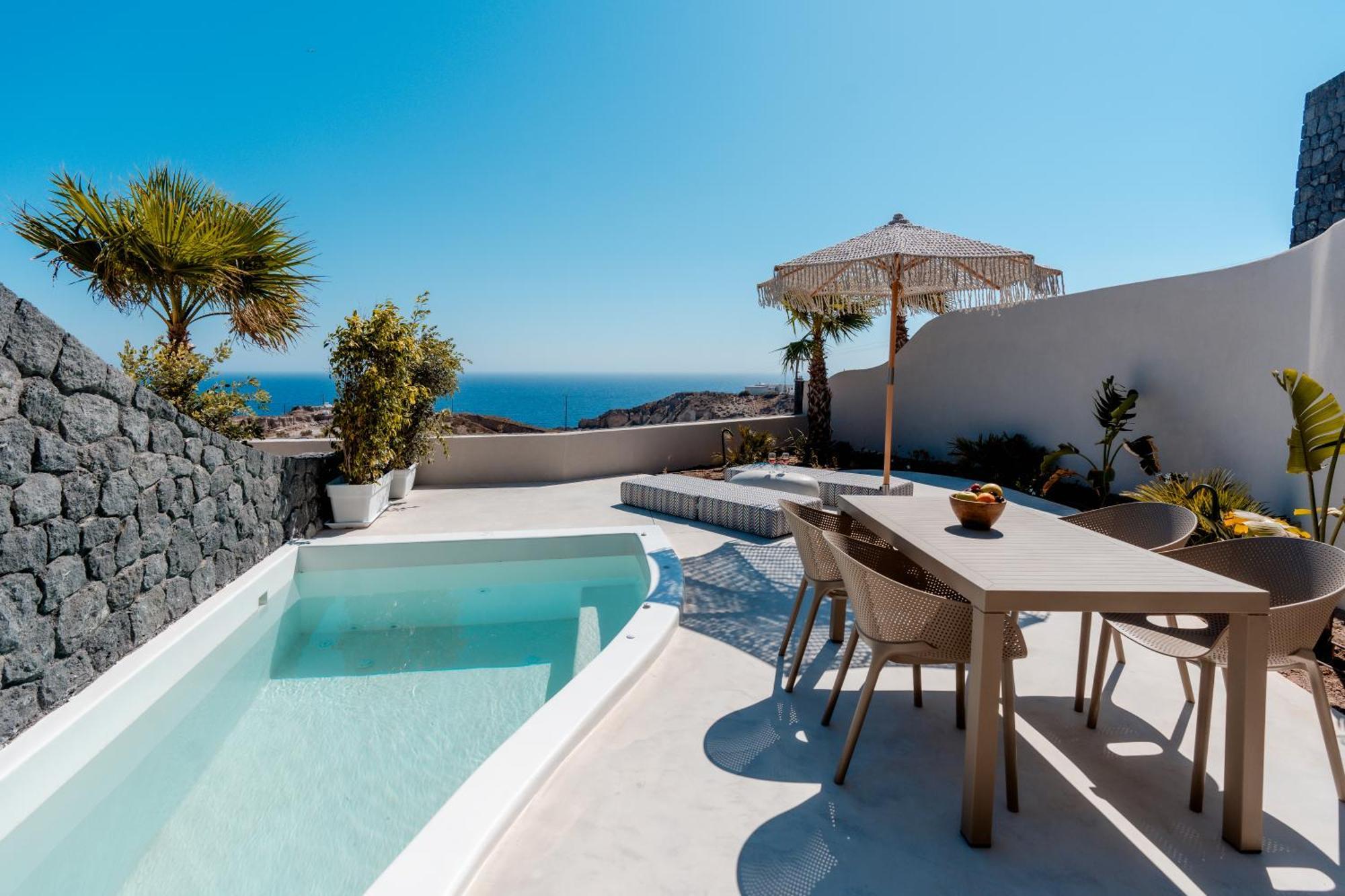 Halo Santorini - Living Experience Villa Karterádosz Kültér fotó